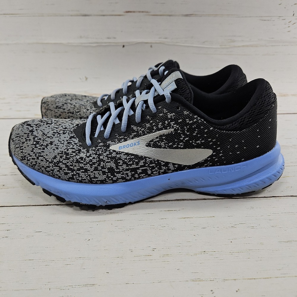 Brooks Launch 6 Womens 9.5 Blue Running Walking Athletic Comfort Sneakers Shoes - Picture 2 of 10